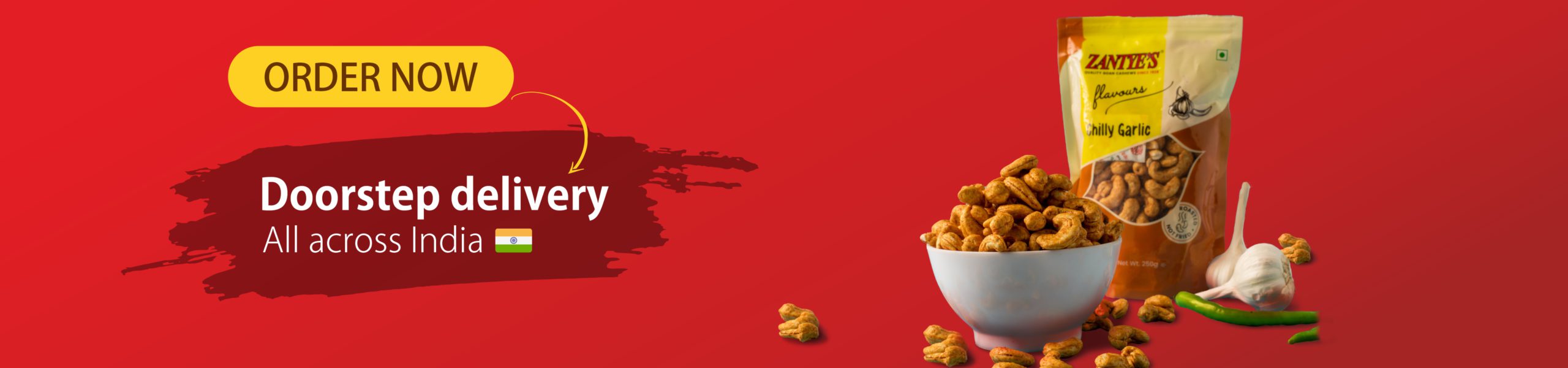 Zantye's premium cashews, almonds and pistachios